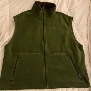 Columbia Fleece Vest - Green XL